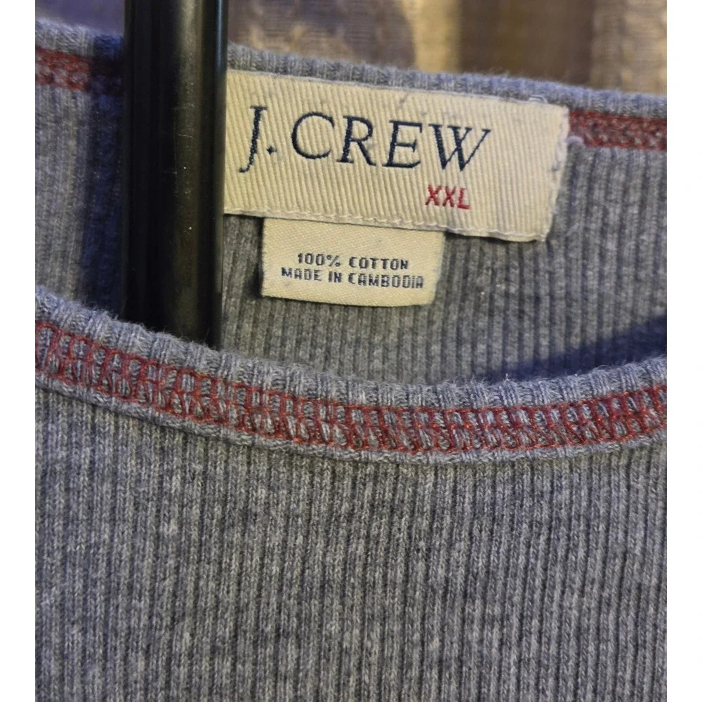 J.Crew Long‎ Sleeve T-Shirt Womens Size XXL Gray